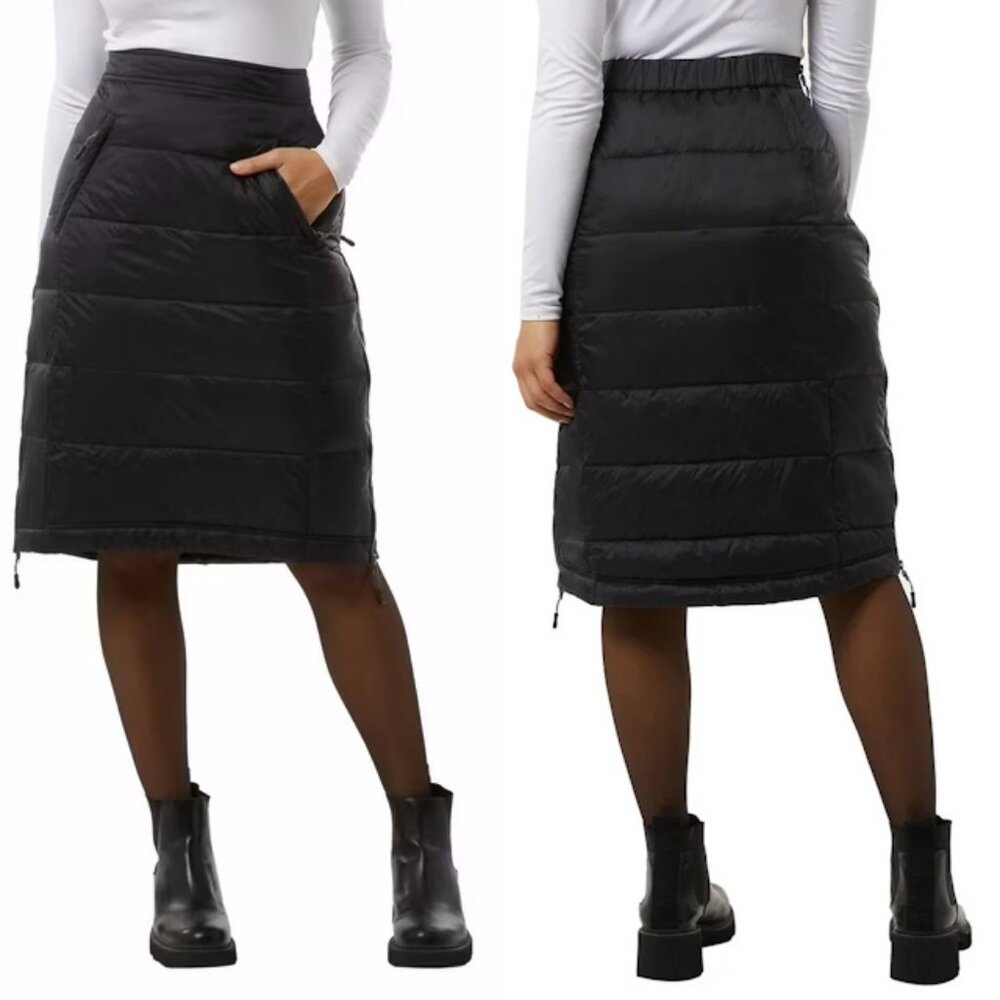 Elegant Black A-Line Skirt